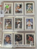 1986 Topps Mini Baseball Card Set