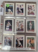 1989 Topps Mini Baseball Card Set