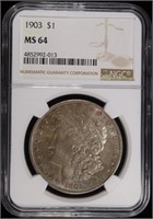 1903 MORGAN DOLLAR NGC MS64