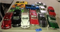 13 Die Cast Cars 1:24