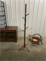 5'9" Wood Coat Rack