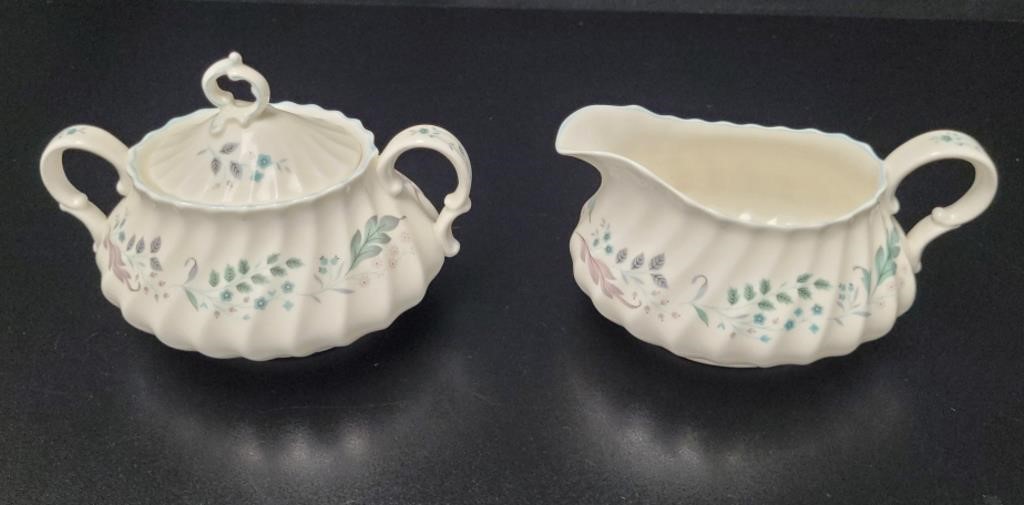 Royal Doulton "Glen Auldyn" Cream & Sugar Set