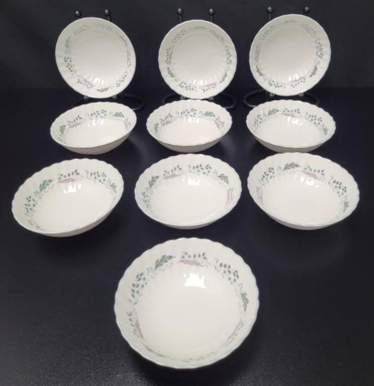 10 Royal Doulton "Glen Auldyn" Dessert Bowls vtg