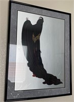 T - FRAMED ERTE PRINT 32X25" (D13)