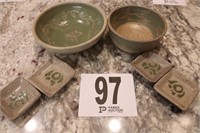 Hand Made Pottery Bowls & Miscellaneous(R1)