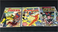 Lot of three Spiderman comic books