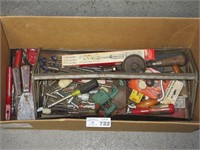 Box Lot of Assorted Hand Tools