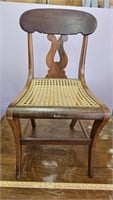 1860s Caned Seat Chair- Caning Intact