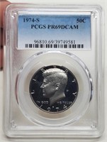 1974-S Slab Proof Kennedy Half Dollar