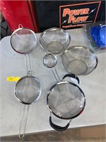 LOT OF 6 STRAINERS