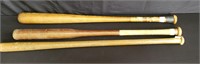 Group of vintage baseball bats