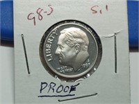 OF) 1998 S Silver Proof Roosevelt dime