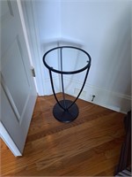 Metal & Glass Accent Table