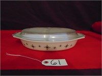 Pyrex 1.5 Qu Covered Divided Casserole Unknown