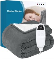 Heated Blanket Electric Throw - Machine Washable