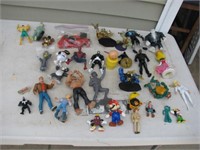 Large Lot of Action Figures - Pac-Man, Arnold