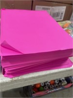 STACK OF COLORED PAPER