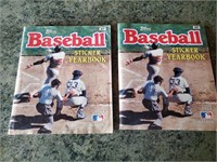 Lot of 2 1984 Yearbook Baseball