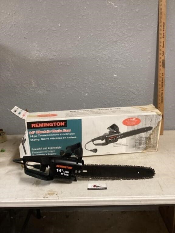 Electric 14 inch chainsaw works as it should