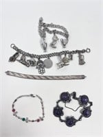 Collection of Sterling Bracelets