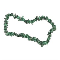 Natural Malachite Petite Chips Bracelet