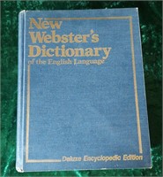 Webster dictionary English language deluxe edition