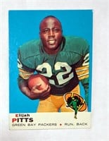1969 Topps Football Elijah Pitts Card #102