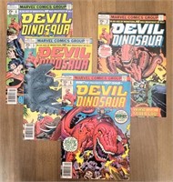 (4) 1978 Marvel: Devil Dinosaur #s 1-4