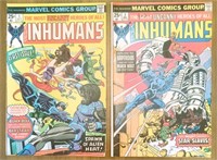 (2) 1975 Marvel: The Inhumans #s 1 & 2