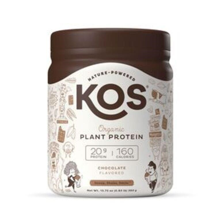 $21  KOS Organic Plant Protein  Chocolate  10 Serv