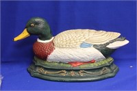 A Cast Iron Duck Door Stopper