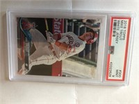 2018 Topps Mike Trout White Jersey PSA 9