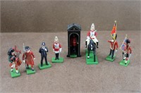 Vintage Britains 8 Toy Soldiers