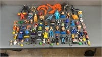 Lrg Lot Character Action Figures & Accessories