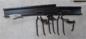 (2) 24" wall brackets with four assorted hangers.