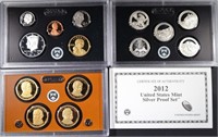 2012 US Silver Proof Set.