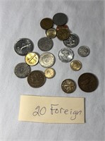 20 Foreign Coins