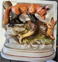 VTG Fox and Rabbit Decanter New Empty