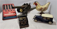 Great Lot Of Five Vintage Toys