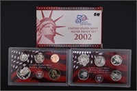 2002 US Silver Proof Set - #10 Coin Set