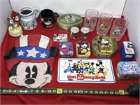 Mickey Mouse Memorabilia (empty tins)