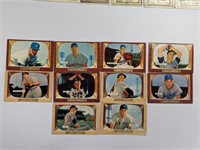 1955 Bowman Color TV Baseball Card Lot