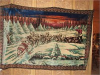 Sled Dog Tapestry