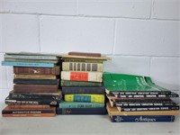 Vintage books and manuals