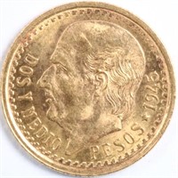 1945 Gold 2.5 Pesos