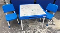 CHILDS TABLE & CHAIRS