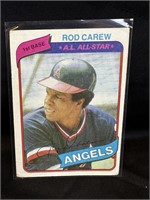 1980 Rod Carew A.l All Star Baseball Card