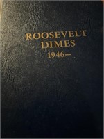 ROOSEVELT DIMES STARTER ALBUM (25 SILVER DIMES)