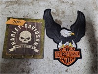 Harley patch and key holder