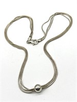 ‘925’ Marked Necklace 18”
(Weight is measured in